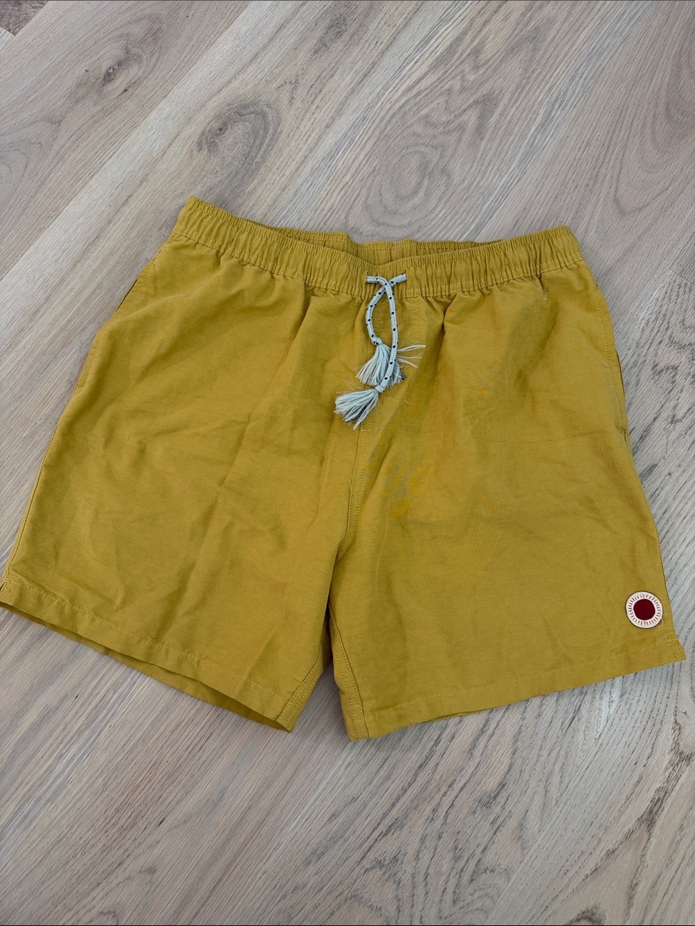 Mollusk California Mustard Yellow Shorts